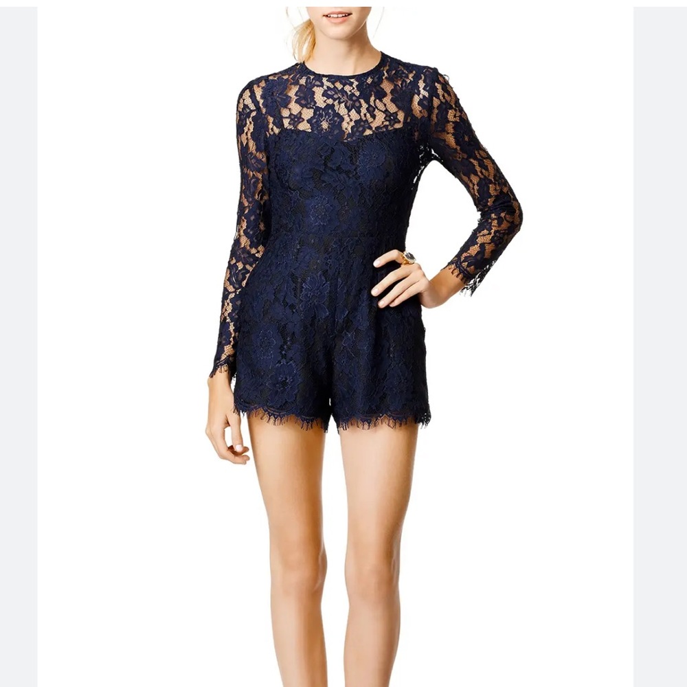 Cynthia Rowley Midnight Lace Romper size 2